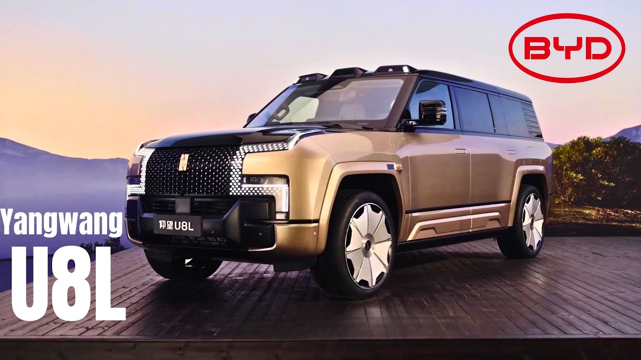 Новый BYD Yangwang U8L Dingshi Edition—роскошный китайский внедорожник с салоном мощностью 1180 л.с.