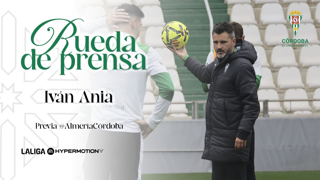 Ivan Ania, en el previa a la visita a Almería