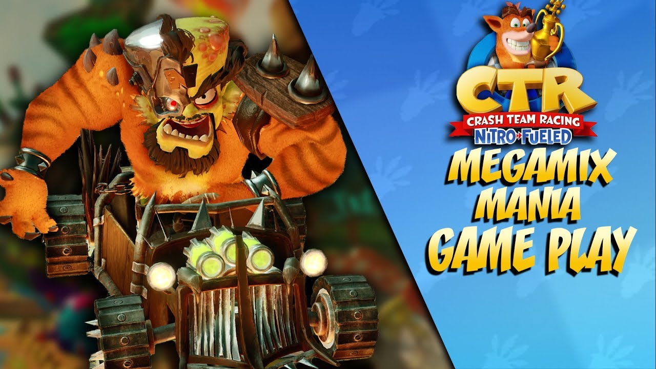Crash Team Racing Nitro-Fueled: MEGAMIX MANIA GAME PLAY + DEEP ANALYSIS ( Rustland Grand Prix )
