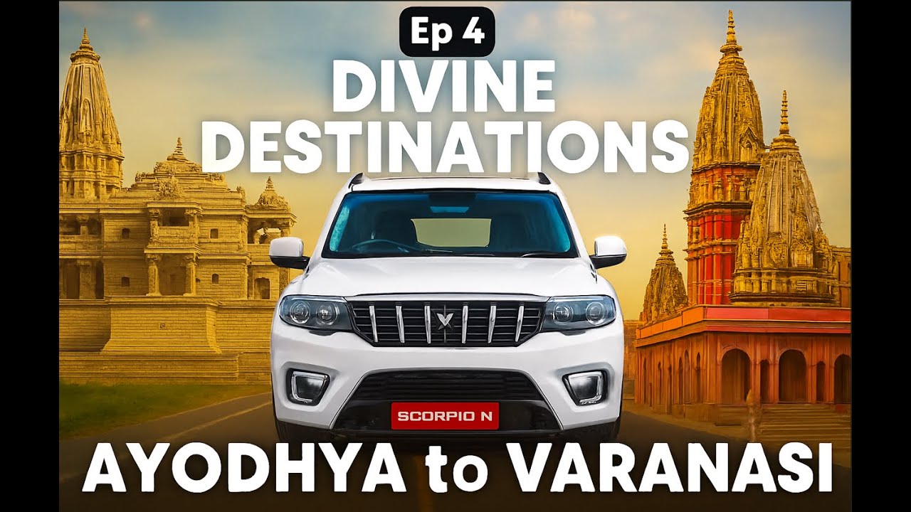 #EP4 Divine Destination#roadtrip #ayodhya #varanasi #scorpio  #road  2 Varanasi #divine #darshan