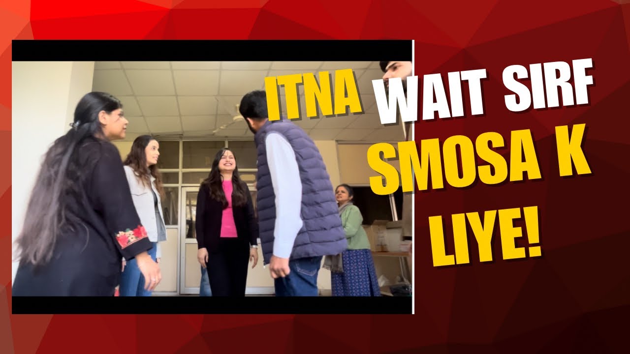Itna wait sirf samosa ke liye?! 😭 | First Vlog