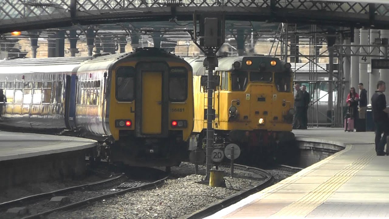 Network Rail Class 31 No 31233 at Newcastle With a Derby RTC to Heaton test Train - 6th May 2013