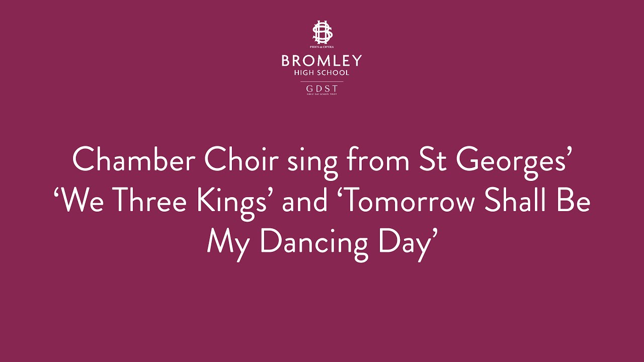 Chamber Choir sing from St Georges’
