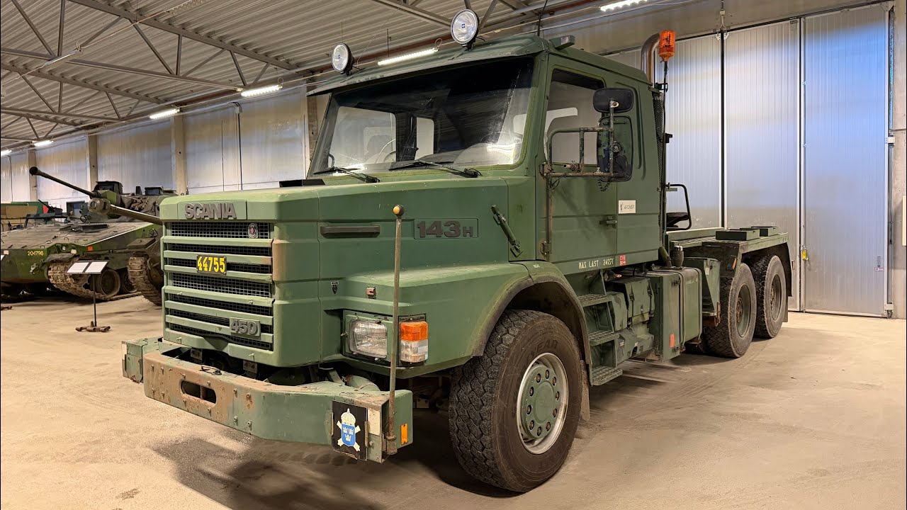 1990 Scania T143 EL 6x4 - Exterior & Interior