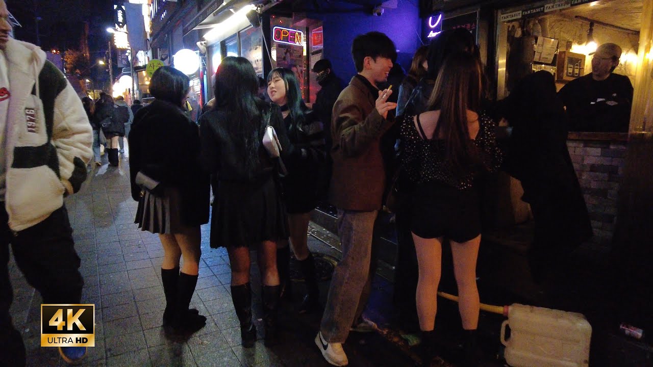 ［Itaewon 4K］Seoul Night Walk!!~ Itaewon~И подписчики, пожалуйста, позаботьтесь о нас и в 2024 году~!