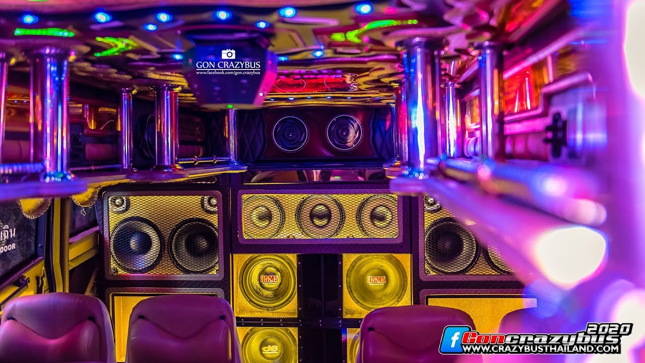 พาชมแสงสีเสียงรถบัสสายตื้ด แมน วิทยา (MAN WITTAYA) Amazing BusThai