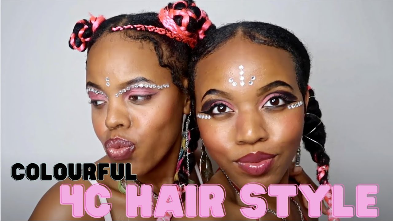 30 MIN 4C HAIR TUTORIAL FOR NOTTINGHILL CARNIVAL| ALTERNATIVE/PUNK BABES | SofNFree for Naturals