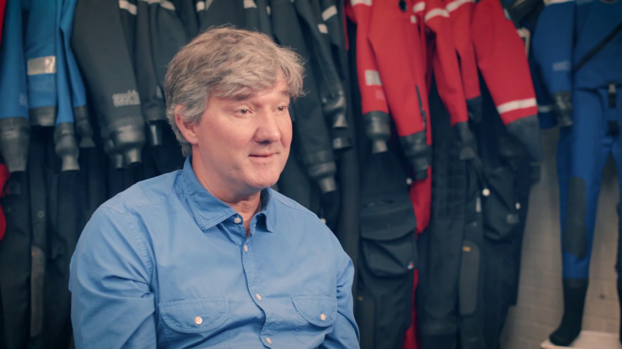 Making a Seaskin diving drysuit