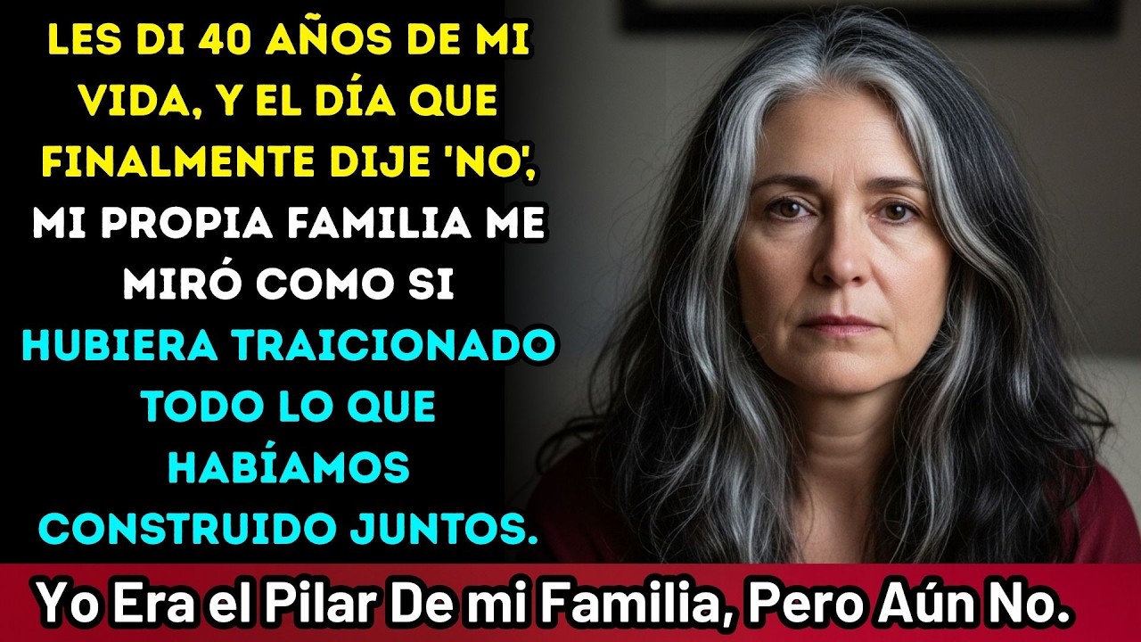 Dependieron de mí durante décadas, pero cuando me elegí a mí mismo lo llamaron egoísta. #womenstory