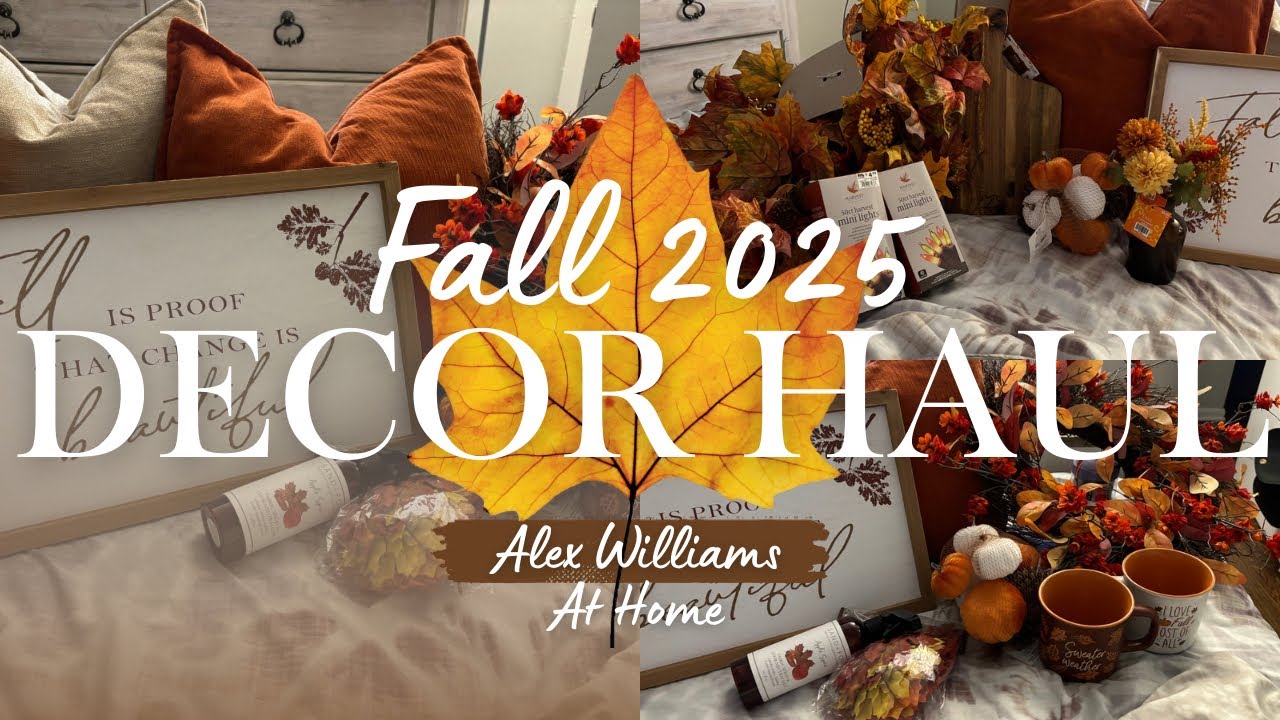 🍁2025 FALL DECOR HAUL!! COME SEE WHAT I GOT! 🍁