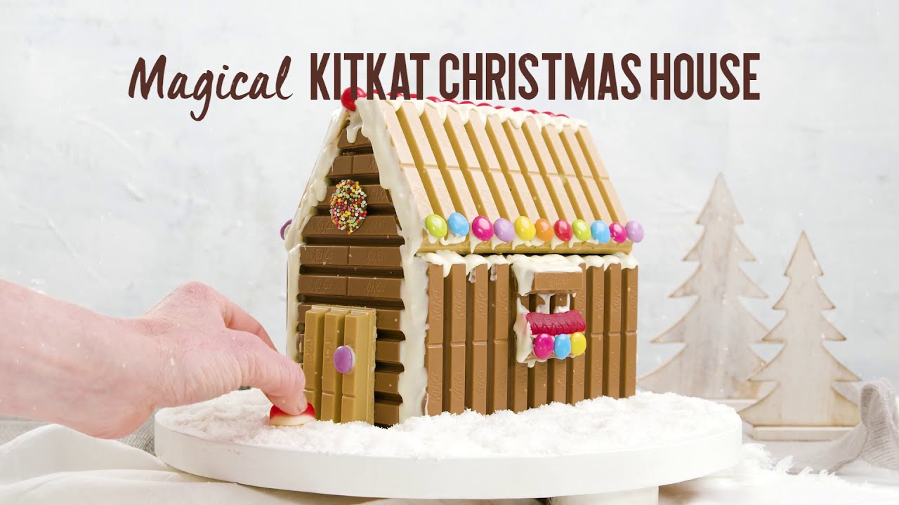 Easy KITKAT Christmas House