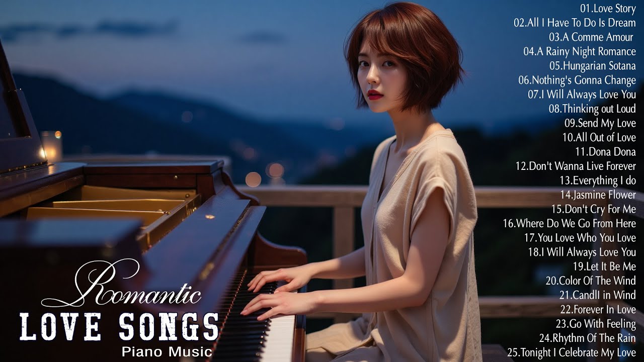 BEAUTIFUL PIANO MELOIDES: Sweet Love Songs Playlist - Most Famous Piano Love Songs for Your Heart