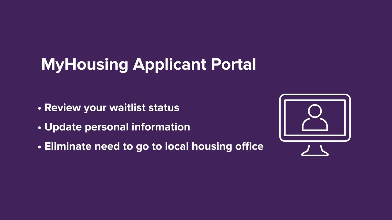 Section 8 MyHousing Applicant Portal &ndash; How to Get Started (for Applicants)