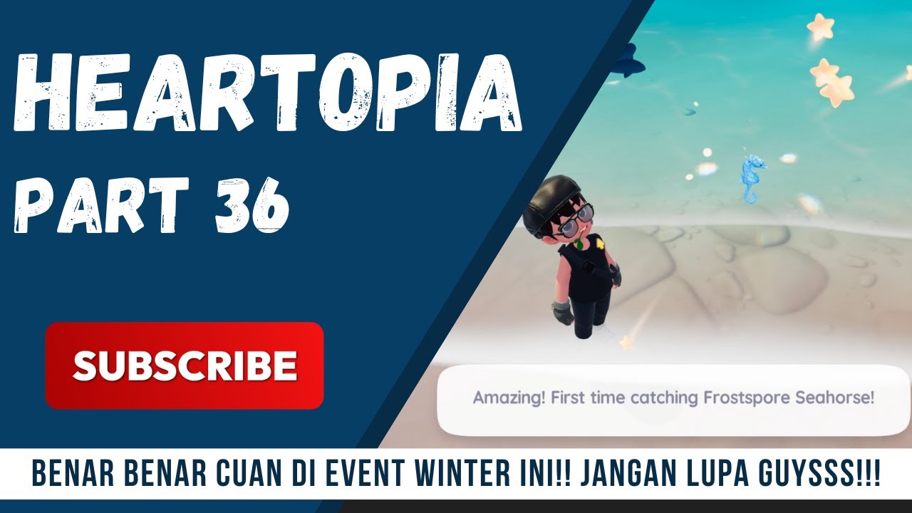 CARA MENDAPATKAN FROSTSPORE SEAHORSE! - Heartopia #36