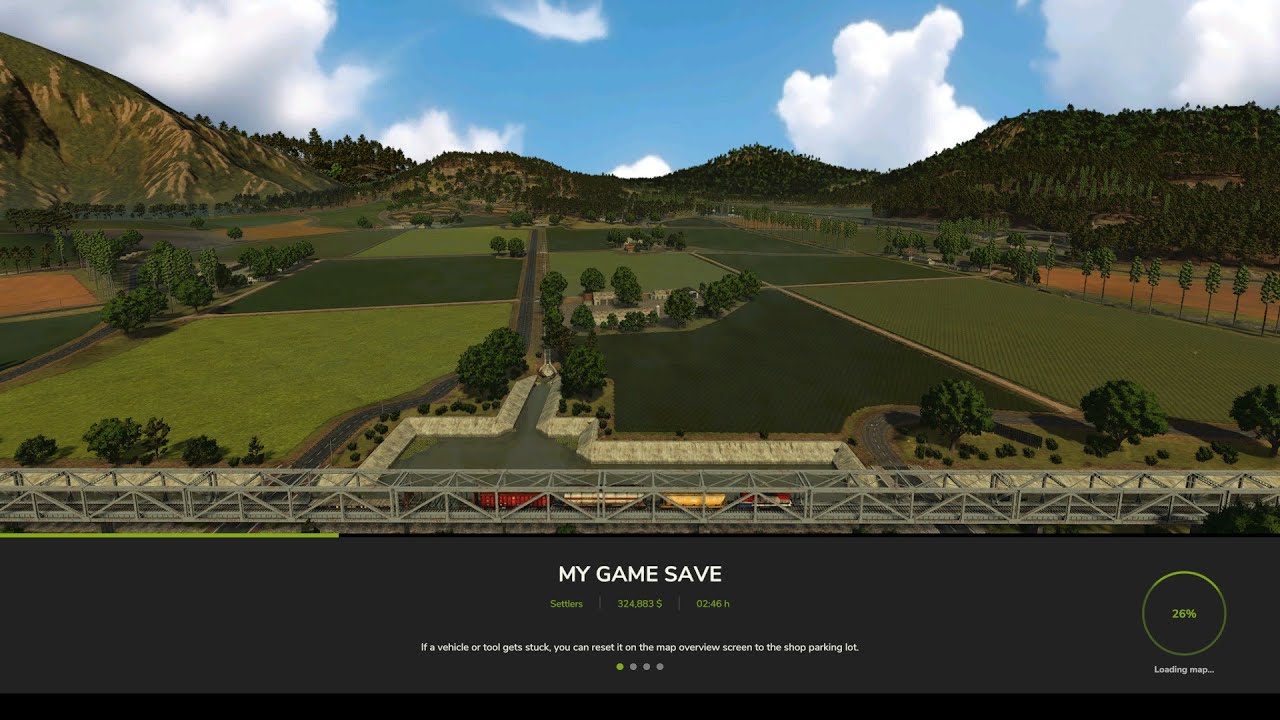 FS 25 Settlers Map - Day 1 playthrough