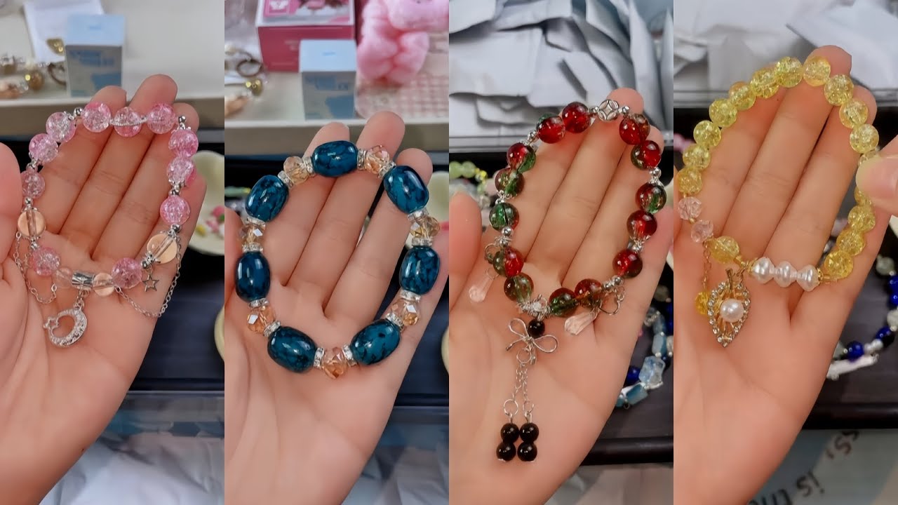 ✨CUTE & SATISFYING✨ mystery🔮 bag bracelet order packing video. 