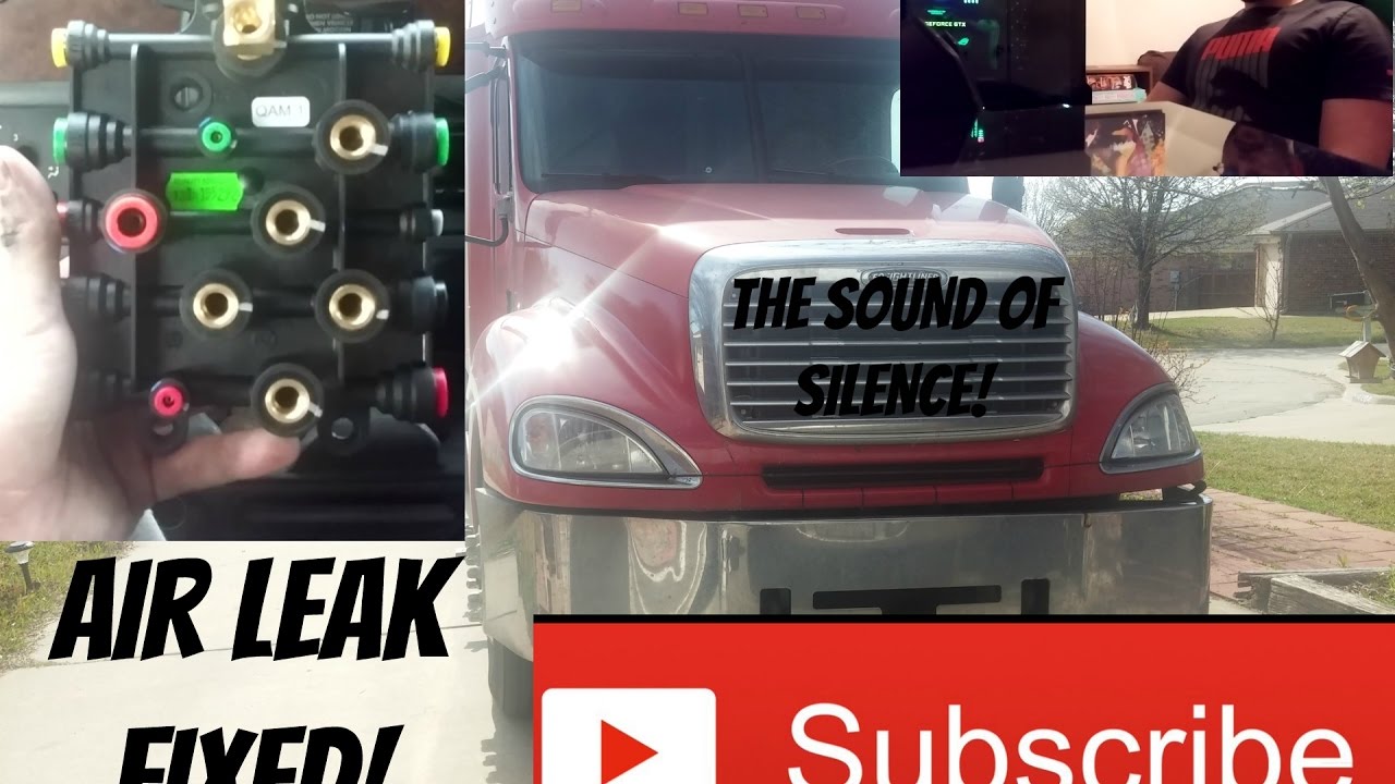 2006 Freightliner air manifold leak fixed