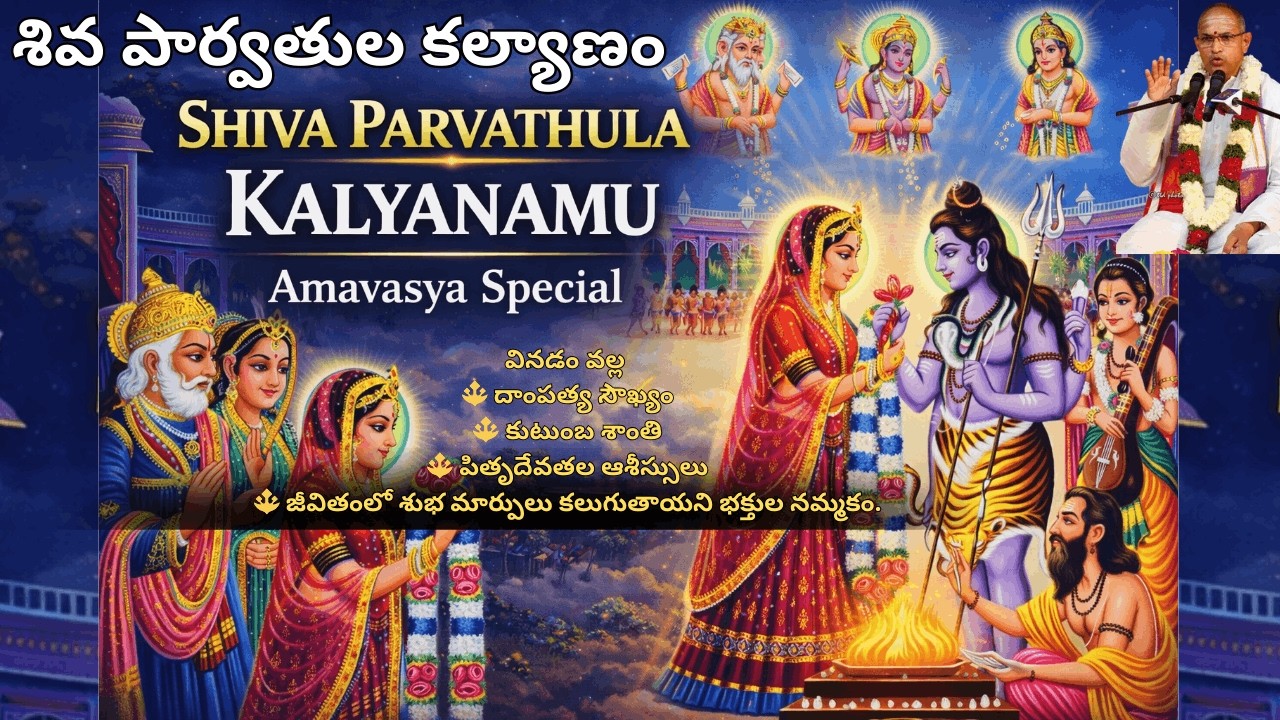 శివ పార్వతుల కల్యాణం | అమావాస్య స్పెషల్ | దాంపత్య సౌఖ్యం, కుటుంబ శాంతి, పితృదేవతల ఆశీస్సులు పొందండి
