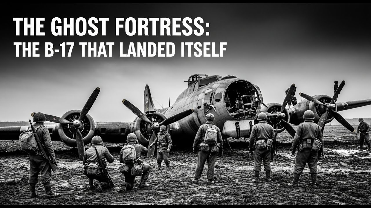 The Ghost Fortress: Unraveling the Mystery of the Pilotless B-17 That Landed Itself