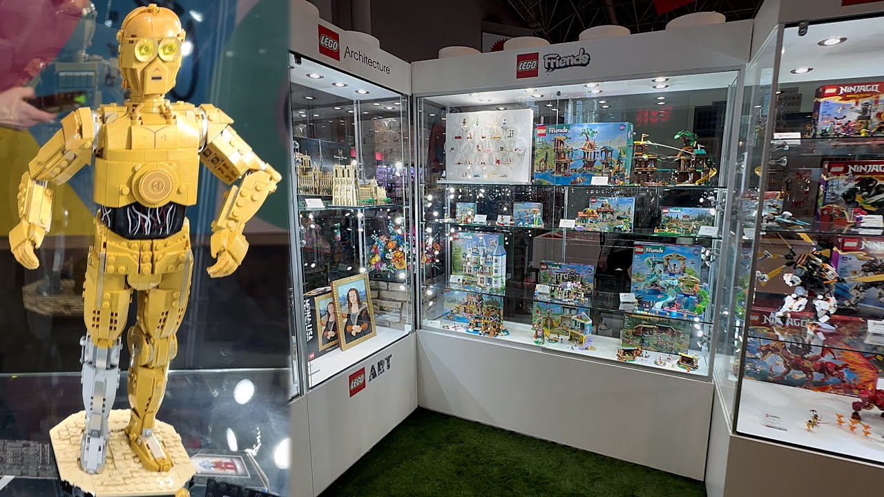 This Amazing Display was Full of 100s of Lego Play Sets on Display at New York Toy Fair 2025