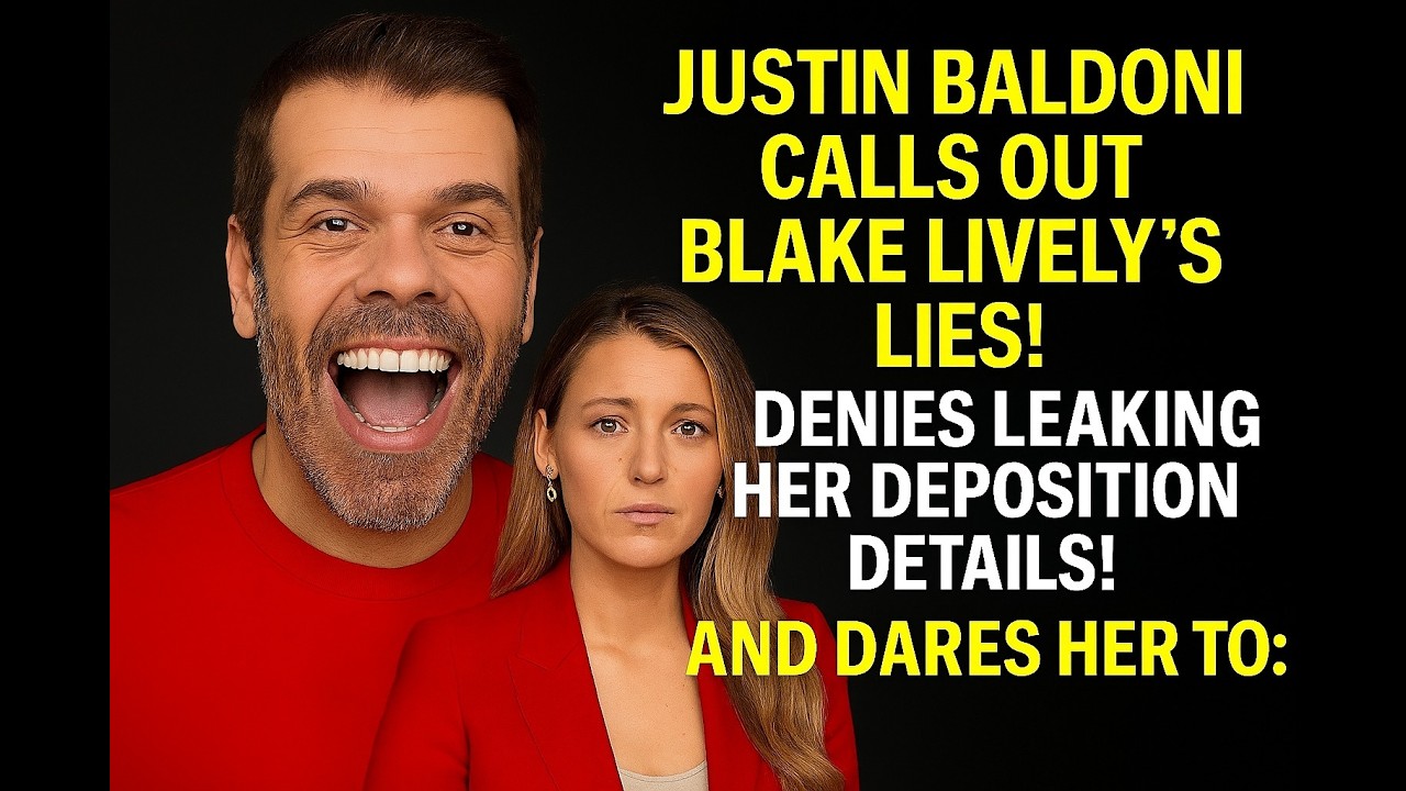 Justin Baldoni Calls Out Blake Lively Lies! Denies Leaking Her Deposition Details! And DARES Her To: