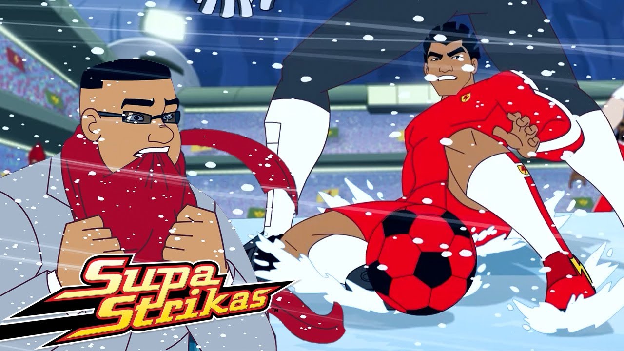 Supa Strikas entrena en las montañas para el partido más frío del año| Súper Fútbol Dibujos Animados