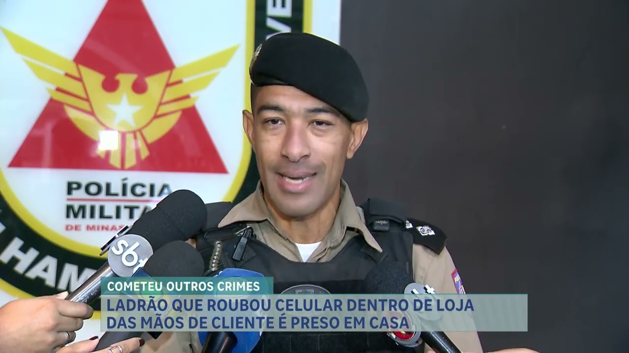 Homem que roubou mulher no Funcionários, em BH, é preso dentro de casa