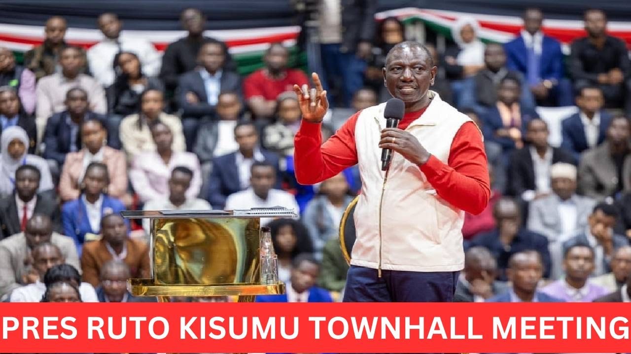 Live : President Ruto Townhall Meeting in Kisumu!!