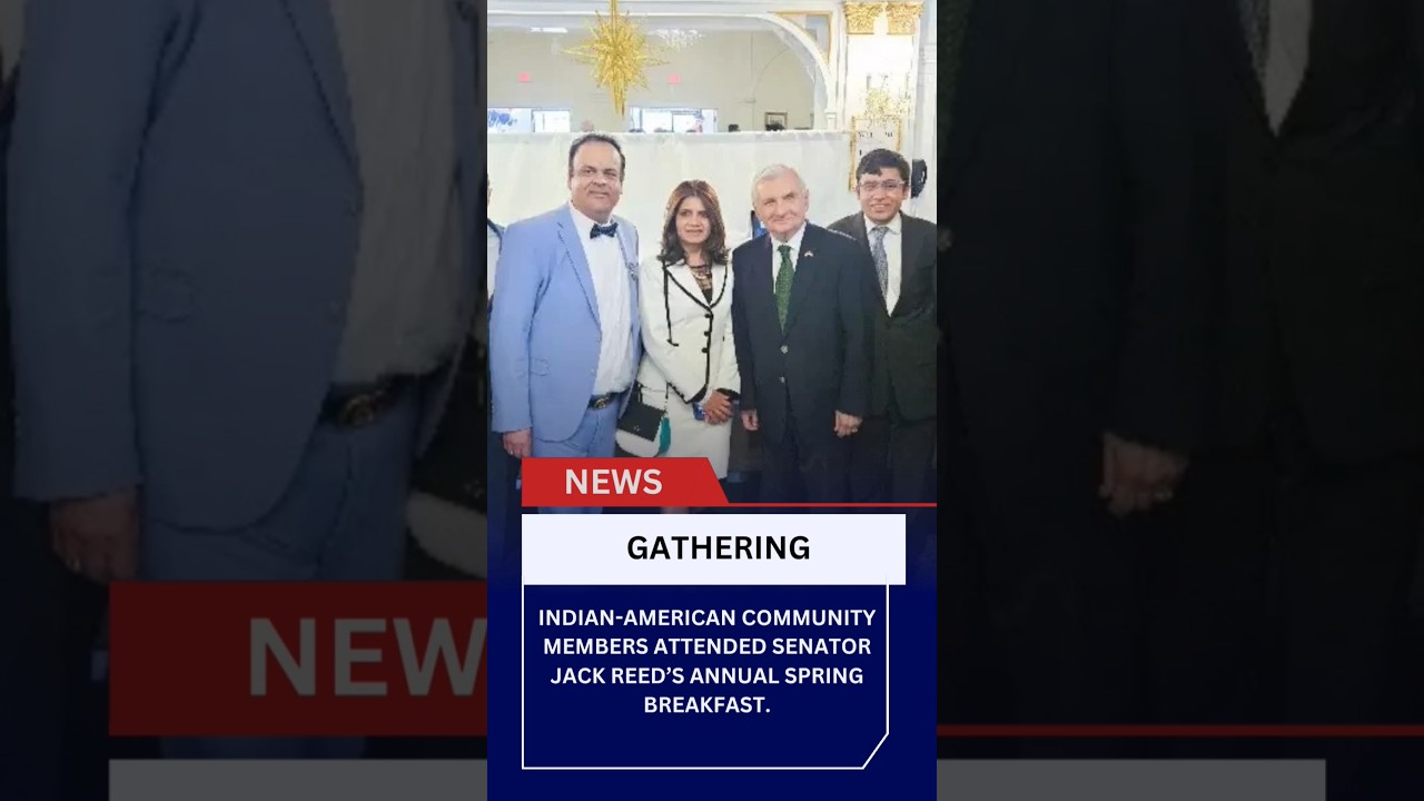 Indian-Americans Attend Senator Jack Reed&rsquo;s Spring Breakfast Event #uspolitics #indianamerican