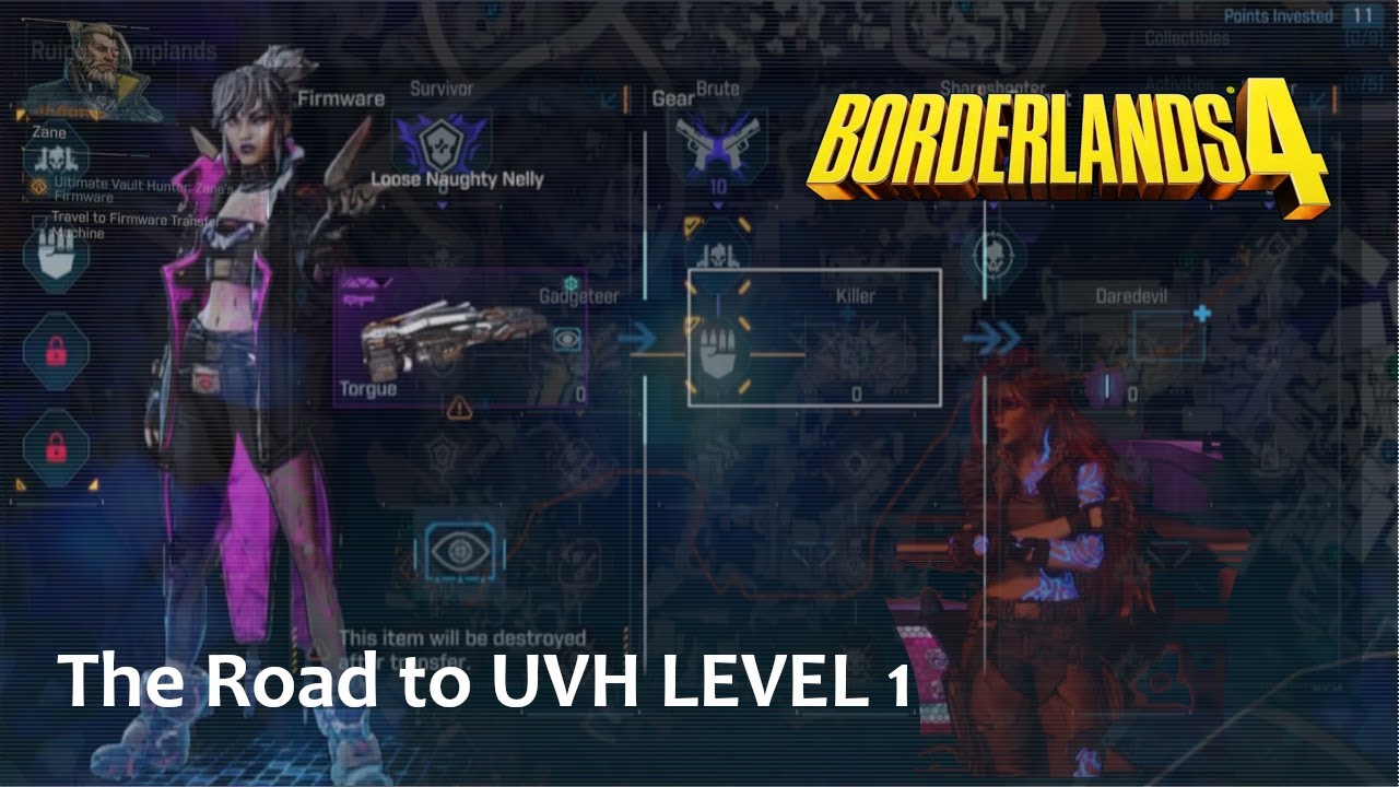 BL4 UVH - S1 - Borderlands 4 End Game Begins! | Unlocking UVH Mode & Epic Loot Runs
