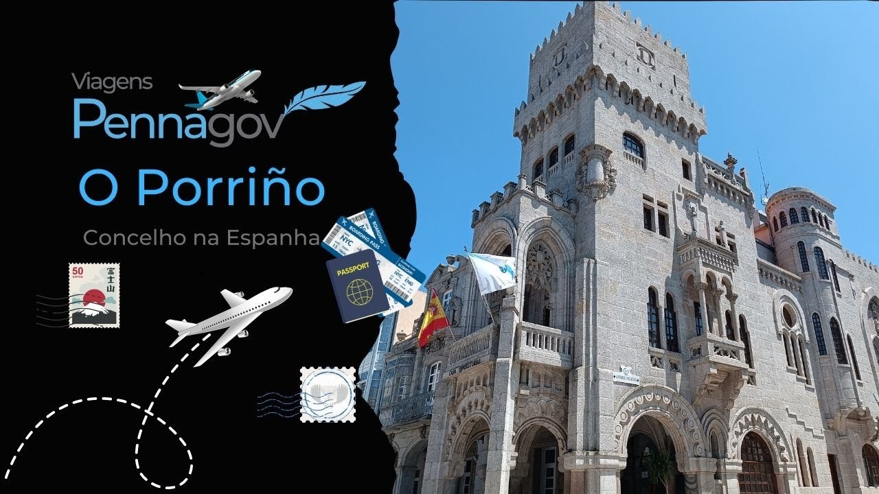 Passeio pelas ruas de O Porri&ntilde;o, Espanha.