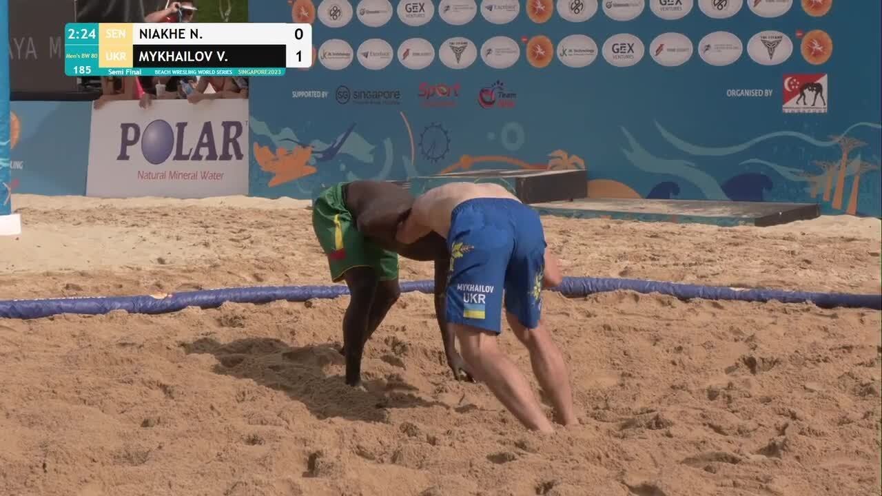 Semi Final • Men's BW 80Kg • Ngor NIAKHE (SEN) vs. Vasyl MYKHAILOV (UKR)