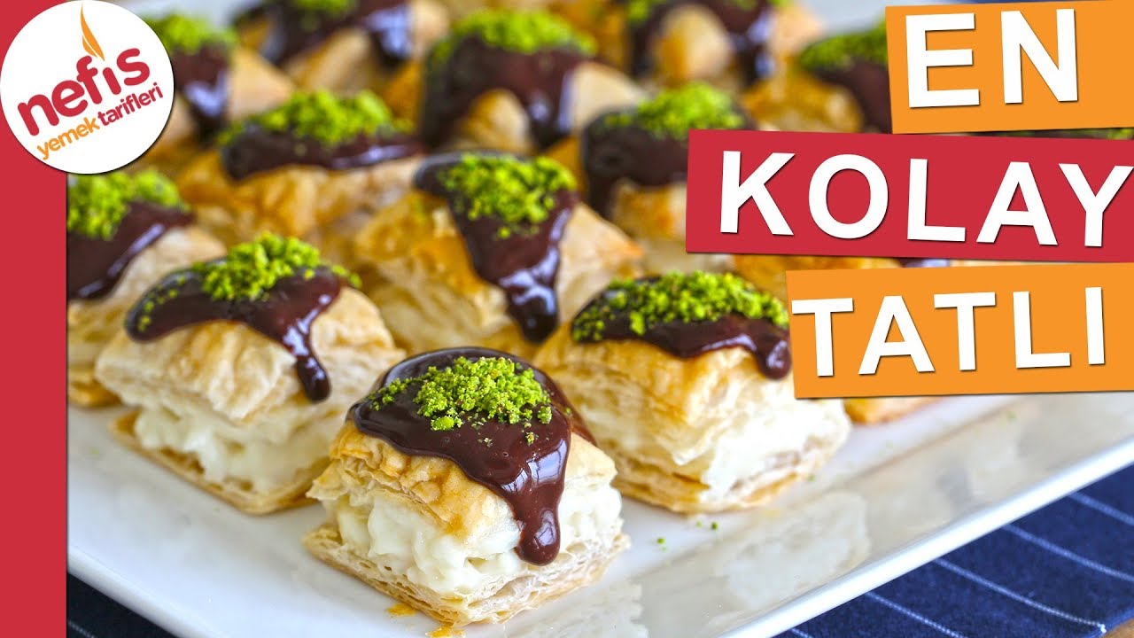D&uuml;nya'nın En Kolay Tatlı Tarifi - Az malzeme ile kısa s&uuml;rede - Nefis Yemek Tarifleri