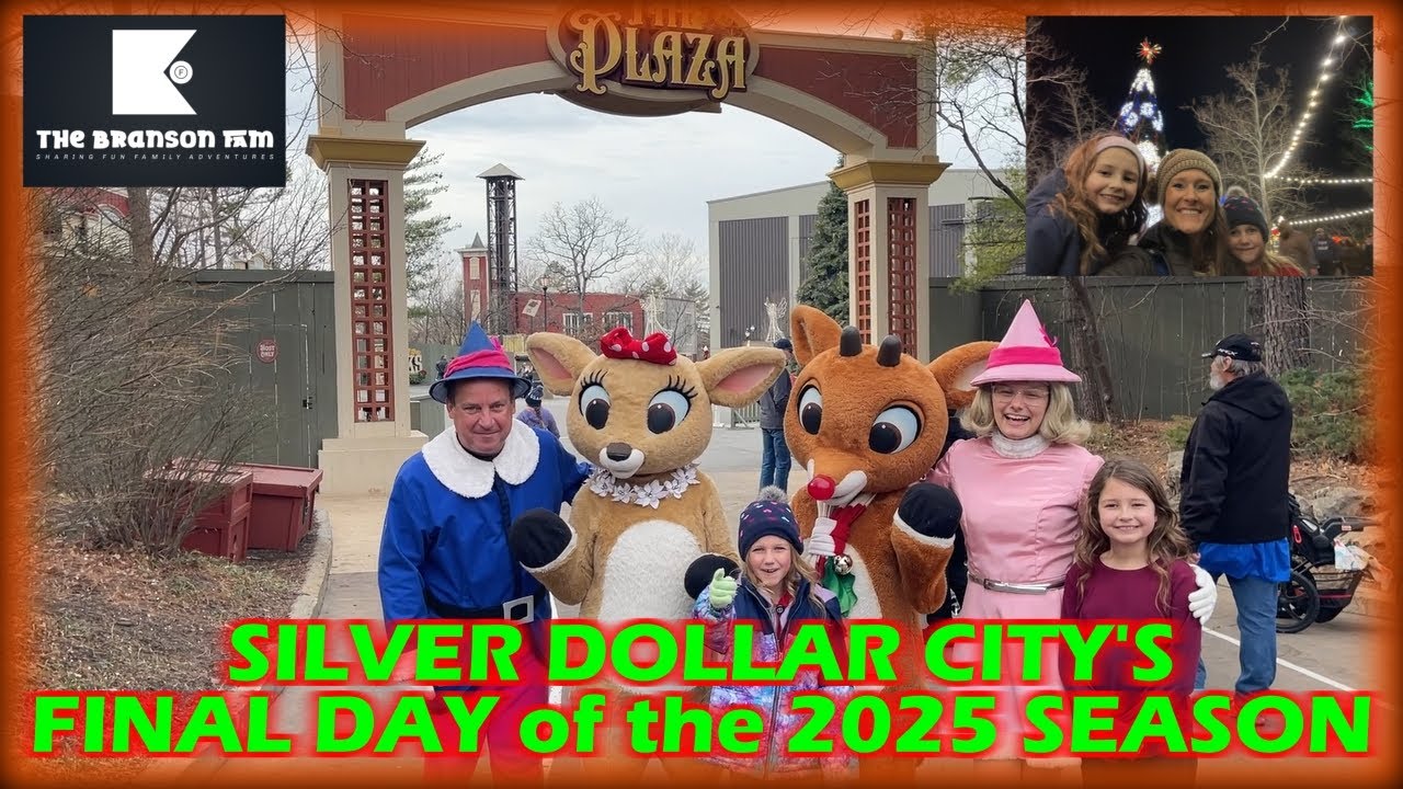 Последний день сезона 2025 года в парке Silver Dollar City