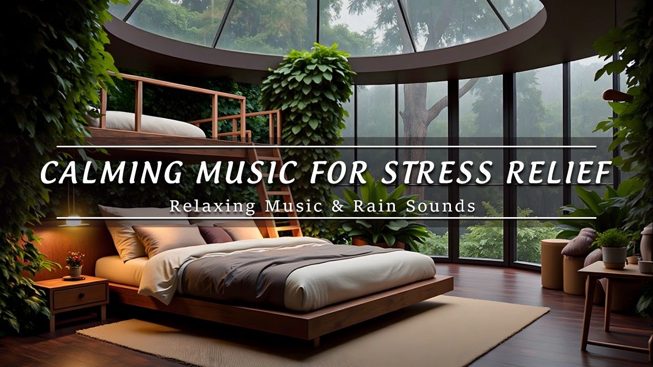Fall Into Deep Sleep Instantly – Relaxing Piano & Rain Sounds for Stress Relief and Calm Mind
