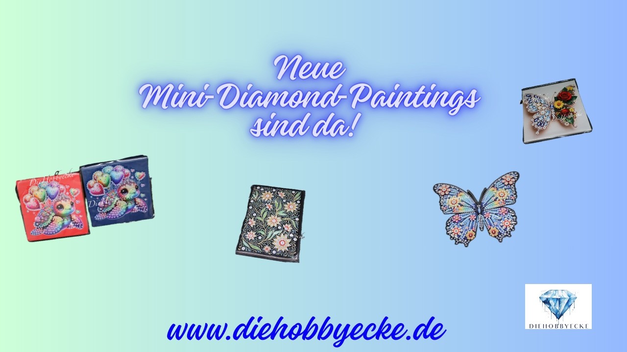 Diamond Painting - Journal 🖋️ #12 Neue Mini-Diamond Paintings 🦋