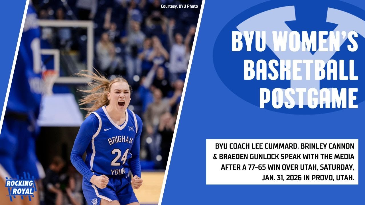 Wome's Basketball | BYU vs. Utah | Lee Cummard, Brinley Cannon, Braeden Gunlock