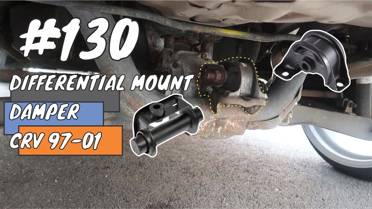 Como cambiar el soporte del Diferencial  y Damper  Honda CRV 97-01