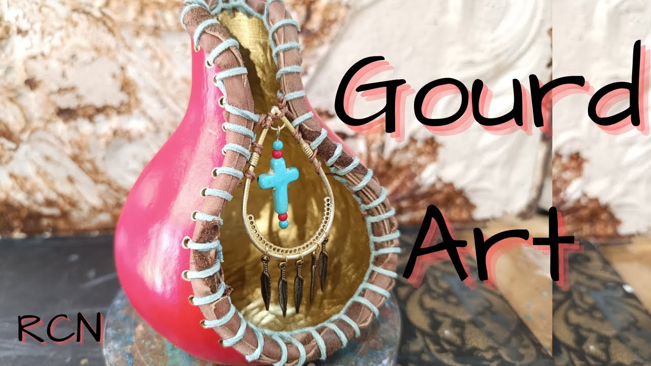 DIY Gourd Art | Gourd Art | Gourd Art Tutorial | Gourd carving   