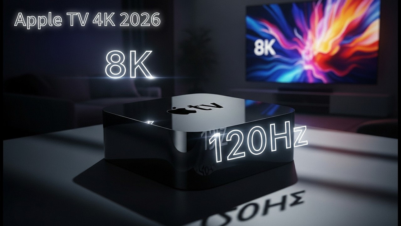 Apple TV 4K 2026 LEAKED – 8K, 120Hz & Brand New Design First Look