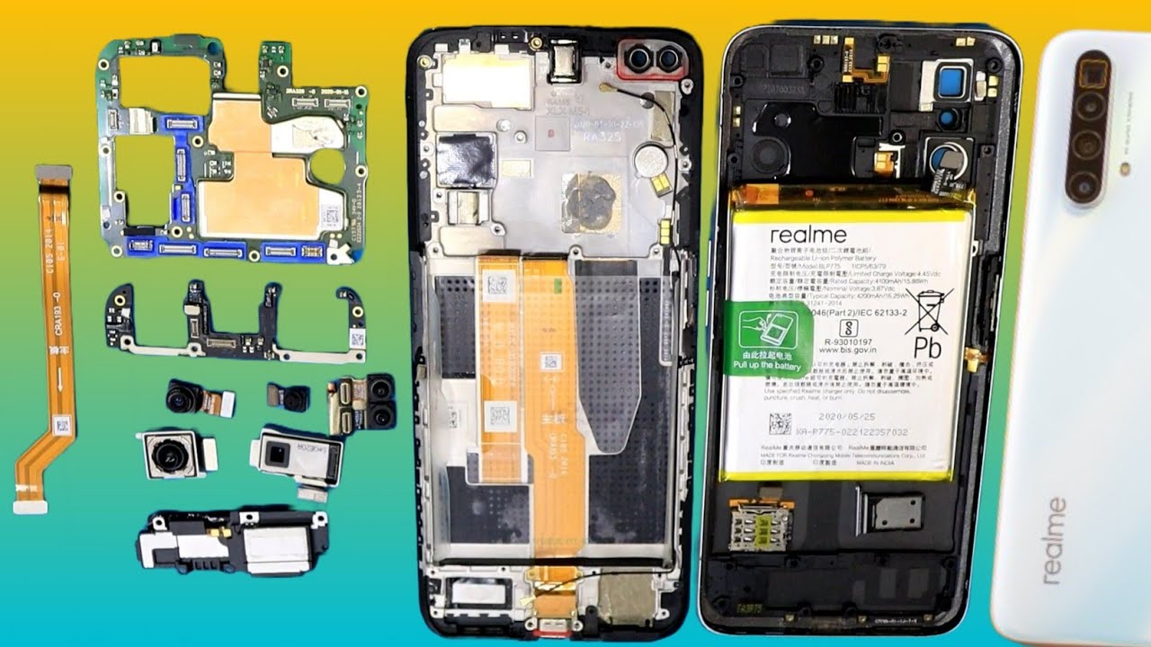 realme x3 disassembly / realme x3 teardown / how to open realme x3 back glass