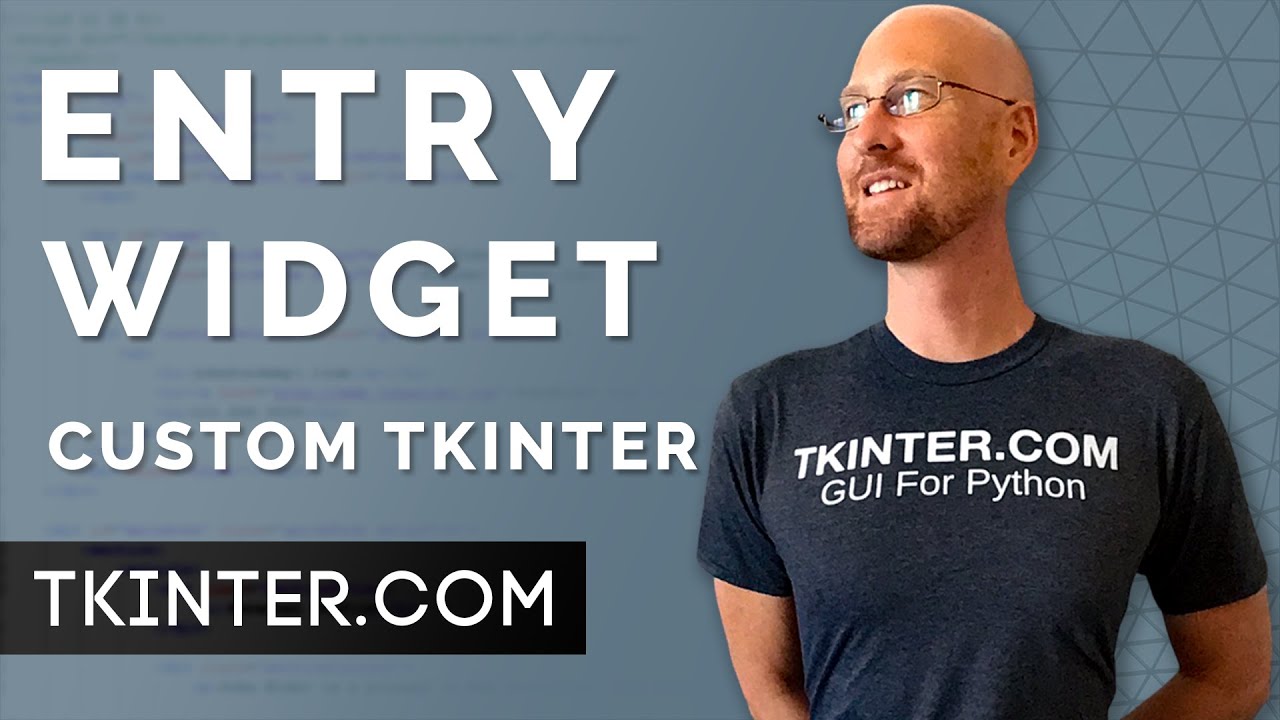Виджеты ввода в CustomTkinter - Tkinter CustomTkinter 3