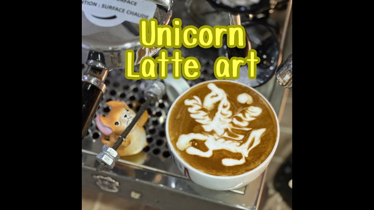 Unicorn Latte Art 6th Mar