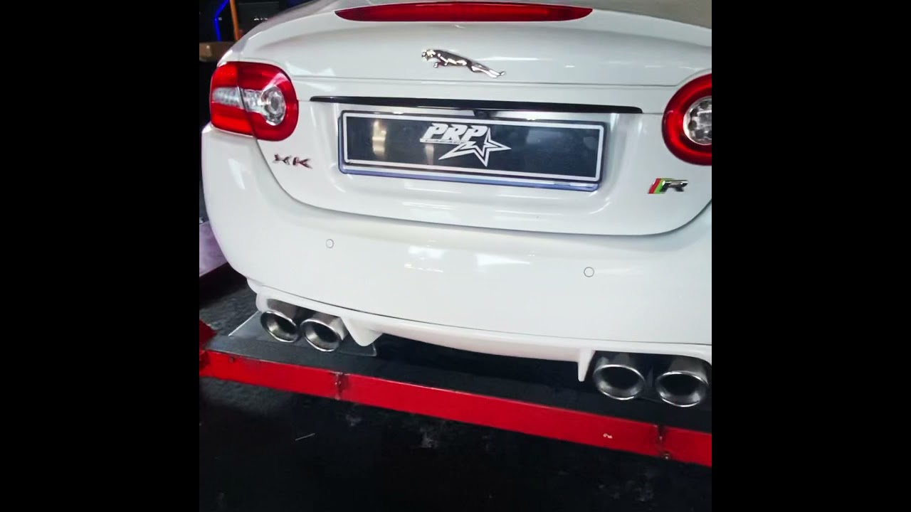 Jaguar xk-r full exhaust