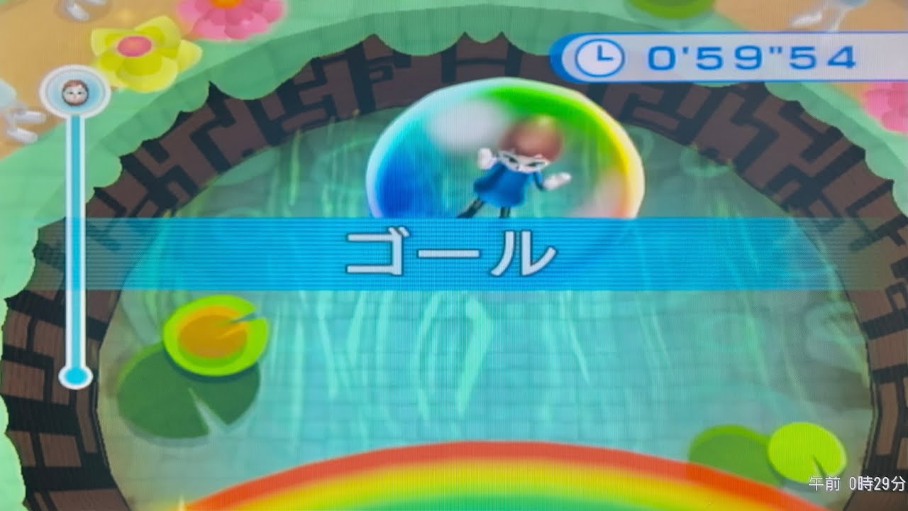 【Wii fit plus】バランスMii【上級】でゴール