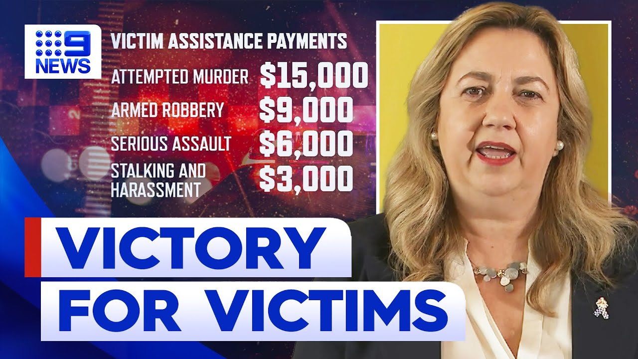 Major victory for victims of crime in Queensland | 9 News Australia