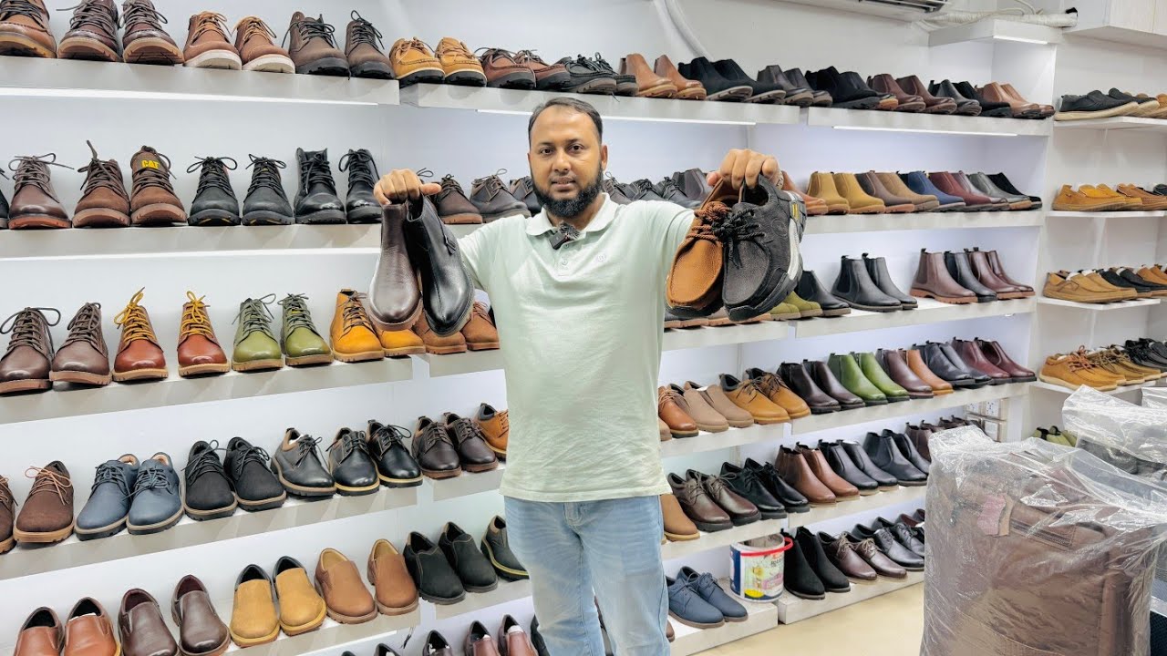 ৫০০ টাকায় অরজিনাল চামড়ার জুতা।#fashion #chelseaboots#wintercollection #handcraftedshoes #nextleather