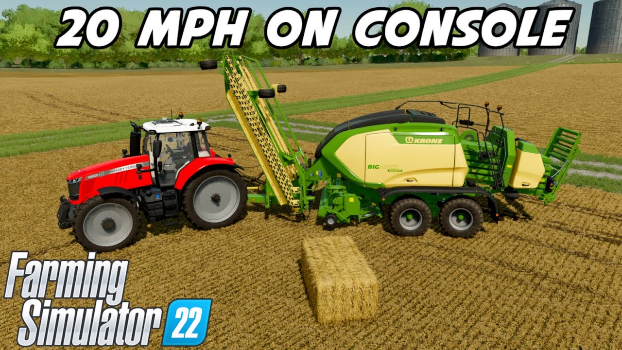 How To Fast Bale On Console | Farming Simulator 22