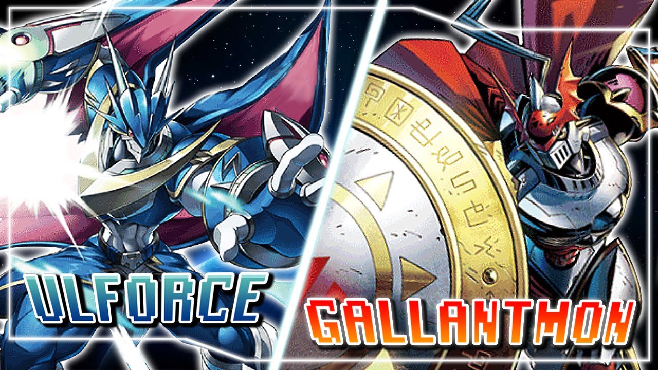 Digimon Card Game : UlforceVeedramon (Blue) VS Gallantmon (Red)