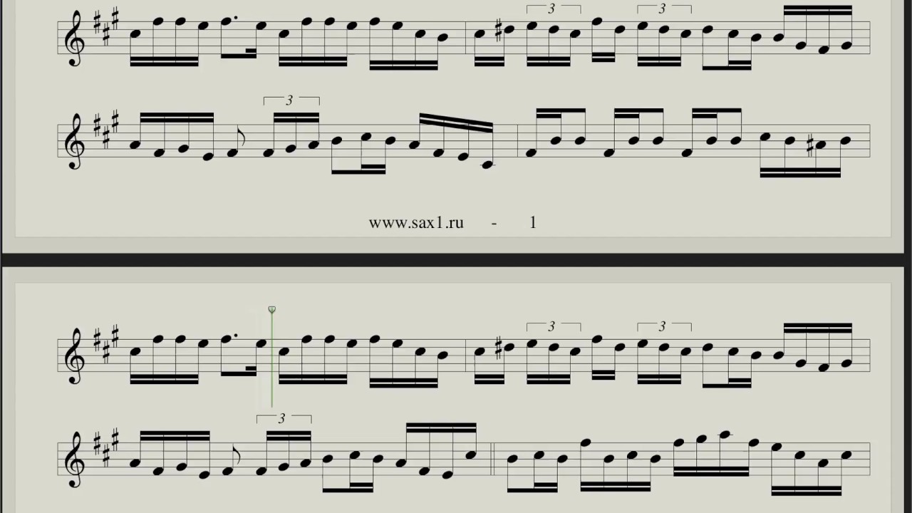 Traditional Irish Reel - sheet music and backing track for sax Alto